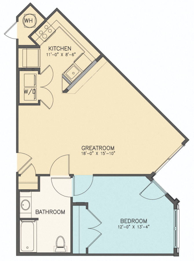 Chapman 1CH 720 Degas Floor Plan
